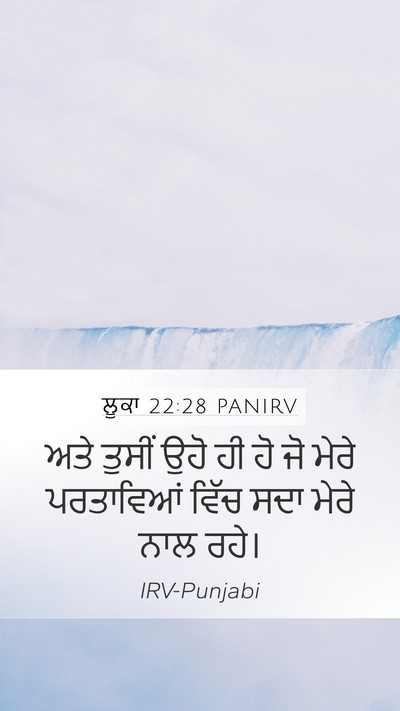 ਲੂਕਾ 22:28 PANIRV Bible Verse Image