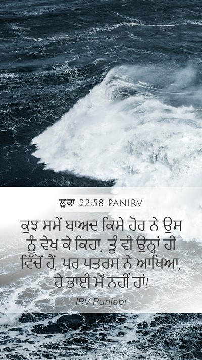ਲੂਕਾ 22:58 PANIRV Bible Verse Image