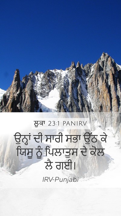 ਲੂਕਾ 23:1 PANIRV Bible Verse Image