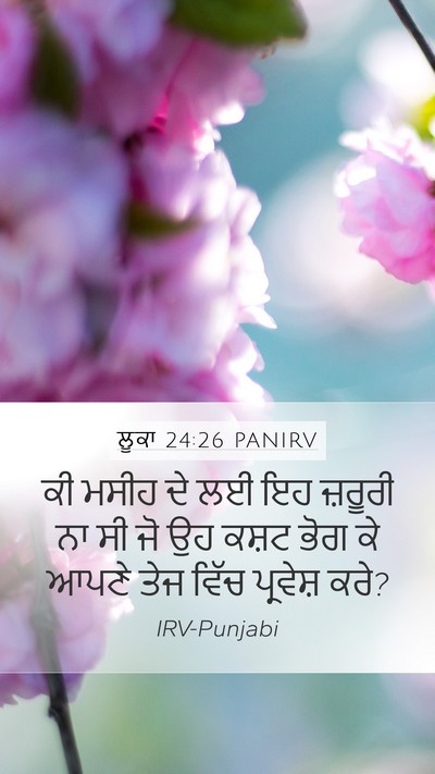 ਲੂਕਾ 24:26 PANIRV Bible Verse Image