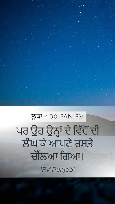 ਲੂਕਾ 4:30 PANIRV Bible Verse Image
