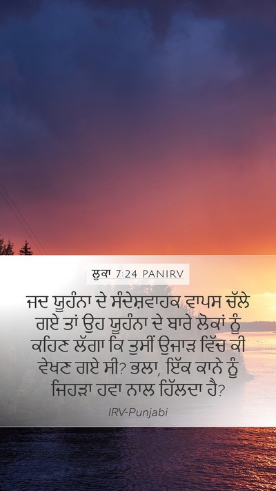 ਲੂਕਾ 7:24 PANIRV Bible Verse Image