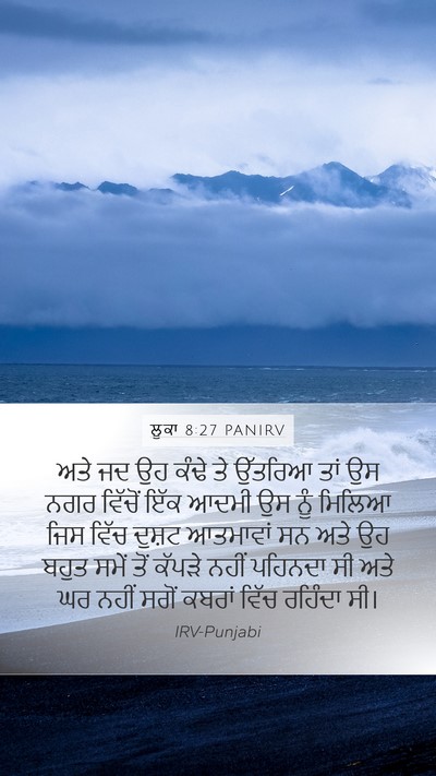 ਲੂਕਾ 8:27 PANIRV Bible Verse Image