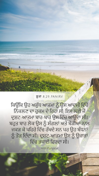 ਲੂਕਾ 8:29 PANIRV Bible Verse Image
