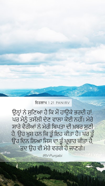 ਵਿਰਲਾਪ 1:21 PANIRV Bible Verse Image