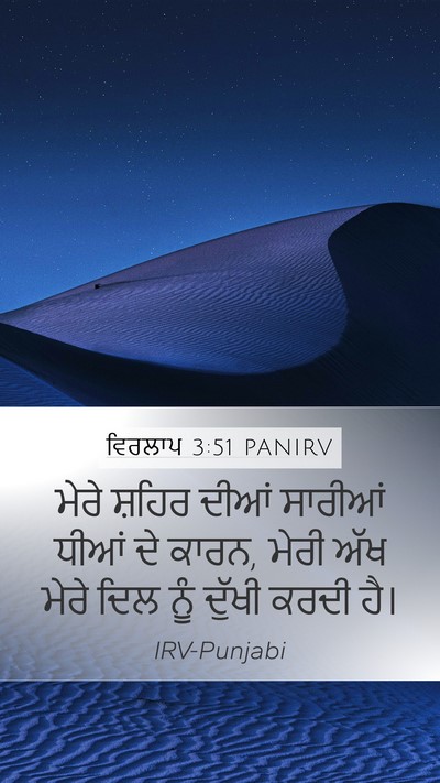 ਵਿਰਲਾਪ 3:51 PANIRV Bible Verse Image