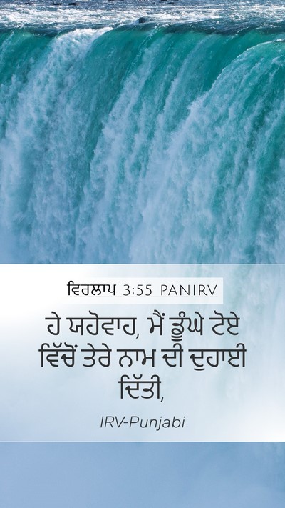 ਵਿਰਲਾਪ 3:55 PANIRV Bible Verse Image