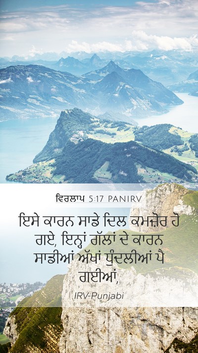 ਵਿਰਲਾਪ 5:17 PANIRV Bible Verse Image