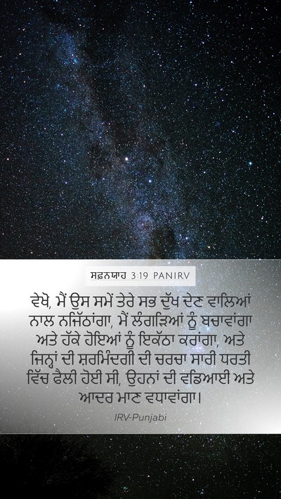 ਸਫ਼ਨਯਾਹ 3:19 PANIRV Bible Verse Image