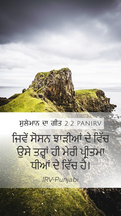 ਸੁਲੇਮਾਨ ਦਾ ਗੀਤ 2:2 PANIRV Bible Verse Image