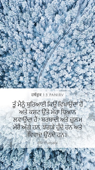 ਹਬੱਕੂਕ 1:3 PANIRV Bible Verse Image