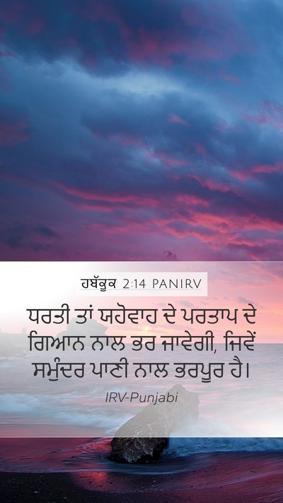 ਹਬੱਕੂਕ 2:14 PANIRV Bible Verse Image