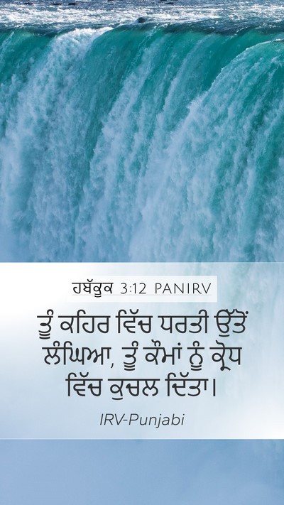 ਹਬੱਕੂਕ 3:12 PANIRV Bible Verse Image