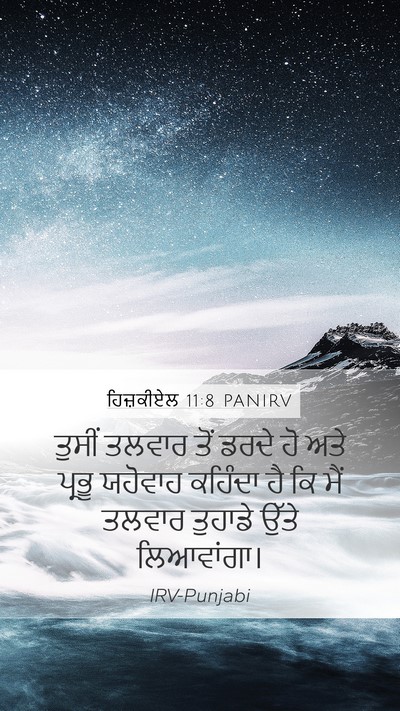 ਹਿਜ਼ਕੀਏਲ 11:8 PANIRV Bible Verse Image