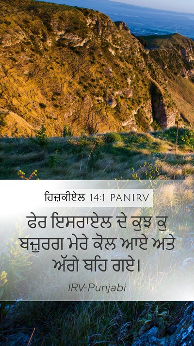 ਹਿਜ਼ਕੀਏਲ 14:1 PANIRV Bible Verse Image