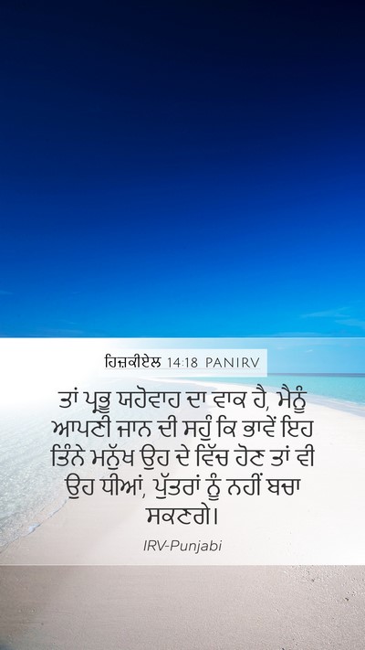 ਹਿਜ਼ਕੀਏਲ 14:18 PANIRV Bible Verse Image