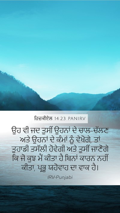 ਹਿਜ਼ਕੀਏਲ 14:23 PANIRV Bible Verse Image