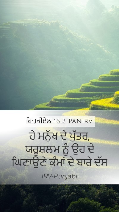 ਹਿਜ਼ਕੀਏਲ 16:2 PANIRV Mobile Phone Wallpaper - ਹੇ ਮਨੁੱਖ ਦੇ ਪੁੱਤਰ, - Mobile Bible Verse Wallpaper