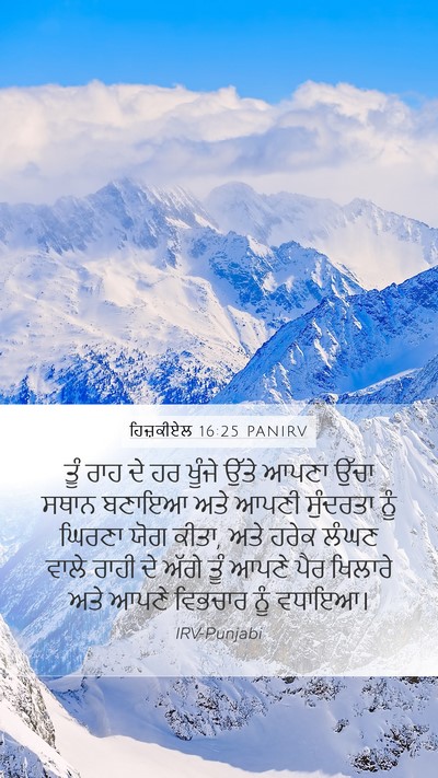 ਹਿਜ਼ਕੀਏਲ 16:25 PANIRV Bible Verse Image