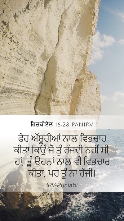 ਹਿਜ਼ਕੀਏਲ 16:28 PANIRV Bible Verse Image