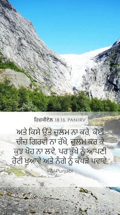 ਹਿਜ਼ਕੀਏਲ 18:16 PANIRV Bible Verse Image
