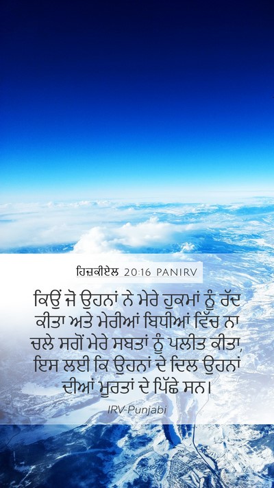 ਹਿਜ਼ਕੀਏਲ 20:16 PANIRV Bible Verse Image