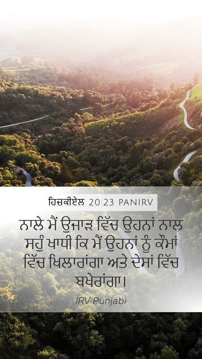 ਹਿਜ਼ਕੀਏਲ 20:23 PANIRV Bible Verse Image