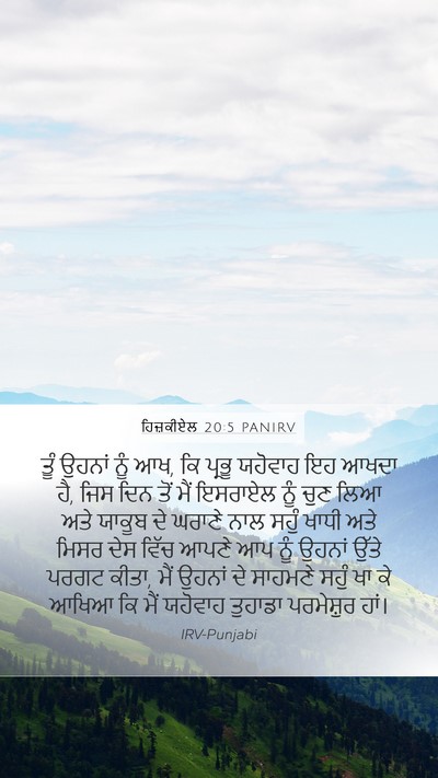 ਹਿਜ਼ਕੀਏਲ 20:5 PANIRV Bible Verse Image