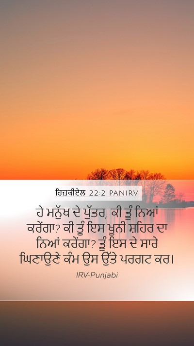 ਹਿਜ਼ਕੀਏਲ 22:2 PANIRV Bible Verse Image