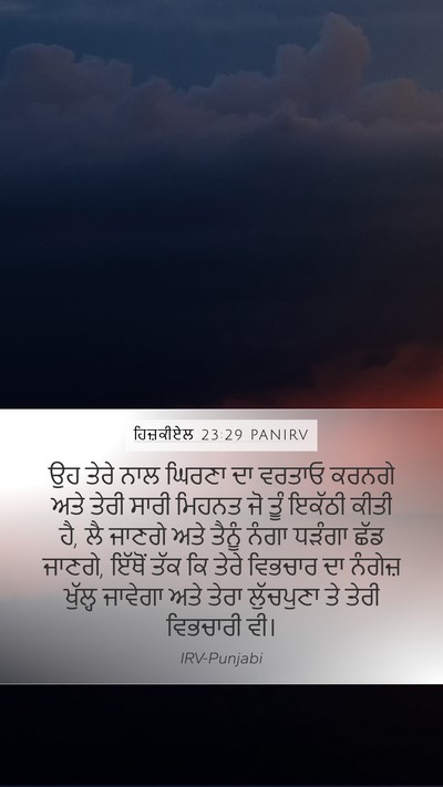 ਹਿਜ਼ਕੀਏਲ 23:29 PANIRV Bible Verse Image