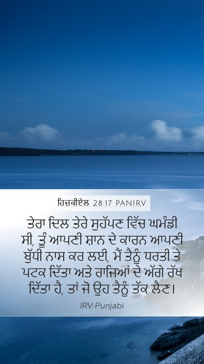 ਹਿਜ਼ਕੀਏਲ 28:17 PANIRV Bible Verse Image