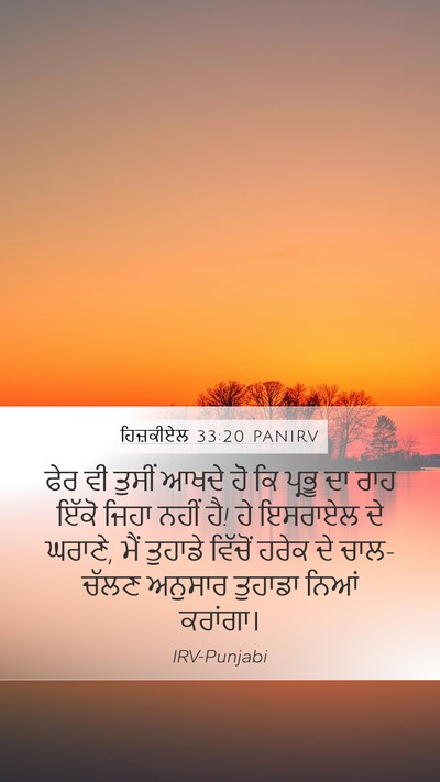 ਹਿਜ਼ਕੀਏਲ 33:20 PANIRV Bible Verse Image