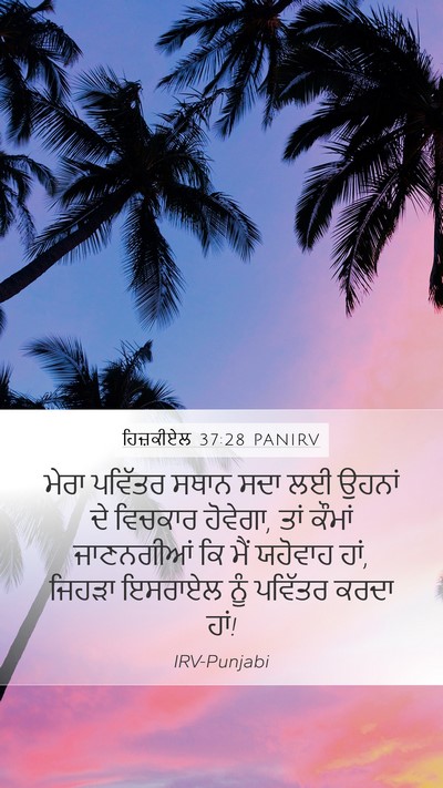 ਹਿਜ਼ਕੀਏਲ 37:28 PANIRV Bible Verse Image