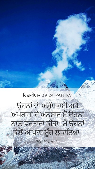 ਹਿਜ਼ਕੀਏਲ 39:24 PANIRV Bible Verse Image