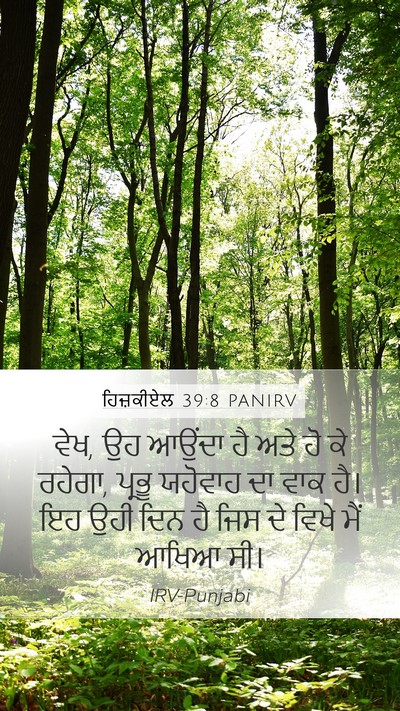 ਹਿਜ਼ਕੀਏਲ 39:8 PANIRV Bible Verse Image