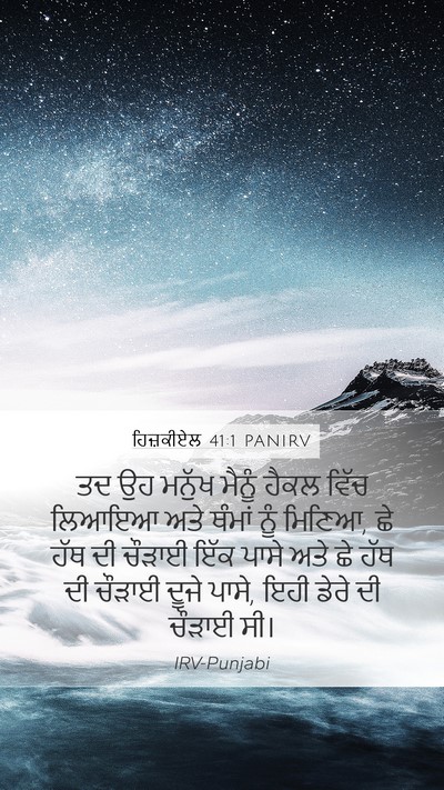 ਹਿਜ਼ਕੀਏਲ 41:1 PANIRV Bible Verse Image