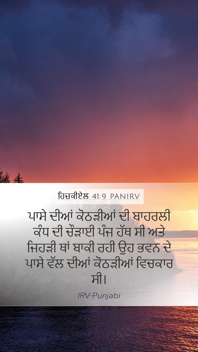 ਹਿਜ਼ਕੀਏਲ 41:9 PANIRV Bible Verse Image
