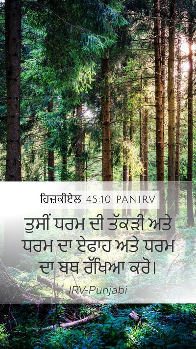 ਹਿਜ਼ਕੀਏਲ 45:10 PANIRV Bible Verse Image