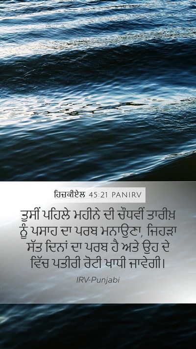 ਹਿਜ਼ਕੀਏਲ 45:21 PANIRV Bible Verse Image