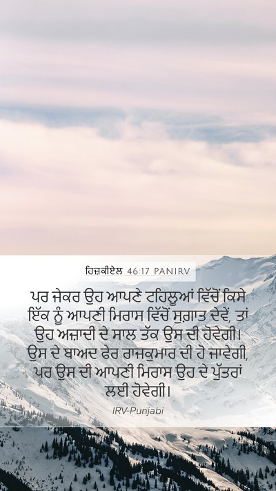 ਹਿਜ਼ਕੀਏਲ 46:17 PANIRV Bible Verse Image