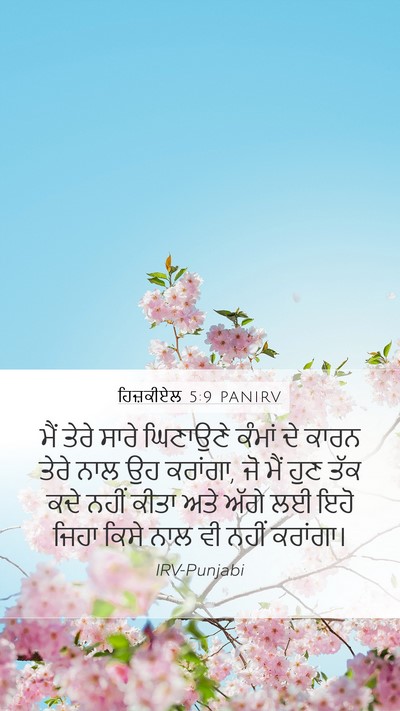 ਹਿਜ਼ਕੀਏਲ 5:9 PANIRV Bible Verse Image