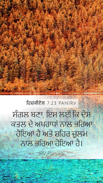 ਹਿਜ਼ਕੀਏਲ 7:23 PANIRV Bible Verse Image