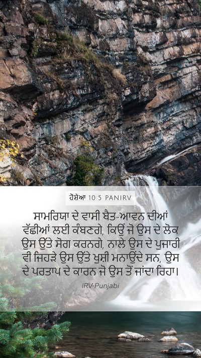 ਹੋਸ਼ੇਆ 10:5 PANIRV Bible Verse Image