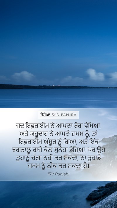 ਹੋਸ਼ੇਆ 5:13 PANIRV Bible Verse Image