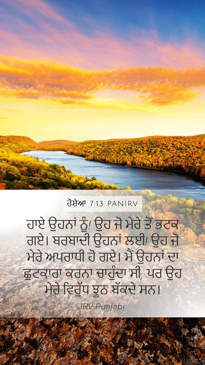 ਹੋਸ਼ੇਆ 7:13 PANIRV Bible Verse Image
