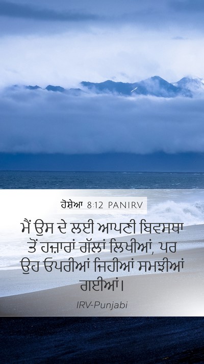 ਹੋਸ਼ੇਆ 8:12 PANIRV Bible Verse Image