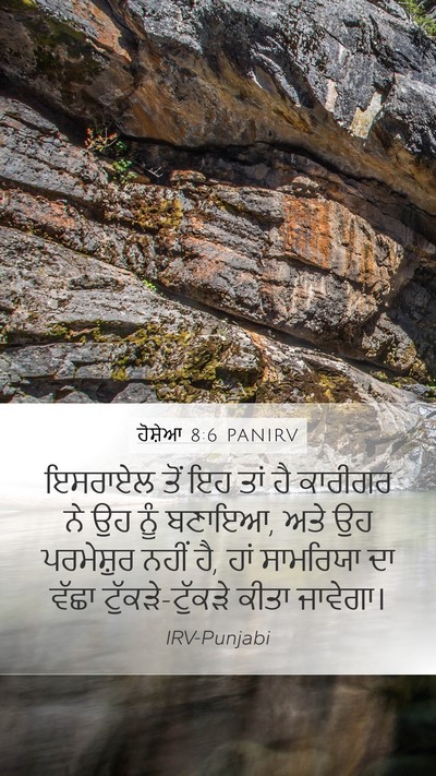 ਹੋਸ਼ੇਆ 8:6 PANIRV Bible Verse Image